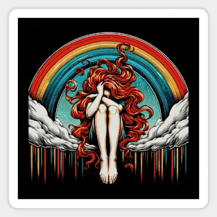 Rainbow Girl Magnet